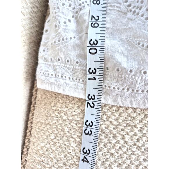 Tommy Bahama St Lucia Dress Size XS White Linen Cotton Eyelet Summer Vacation - Picture 4 of 9